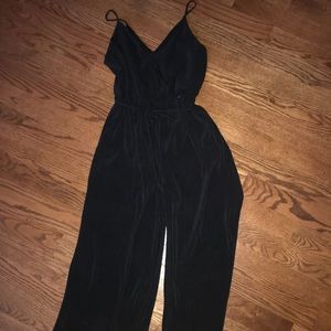Loose Black Jumpsuit
